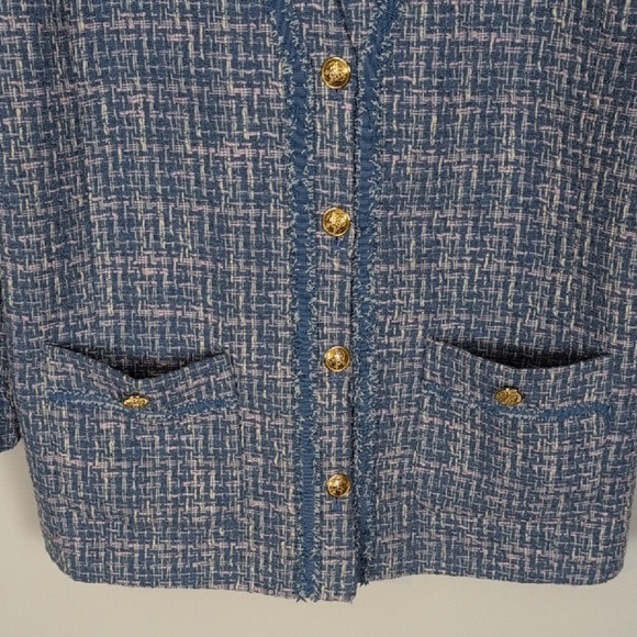 Talbots Tweed Coatigan - Picture 3 of 9